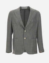 Blazer in misto lino, lana e seta M75GIAK03 TES0K02422N ELEVENTY 
