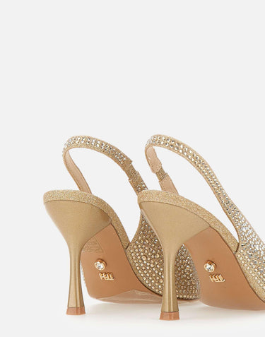 Slingback "EINDHOVEN" SH376 ORO TWENTYFOURHAITCH 
