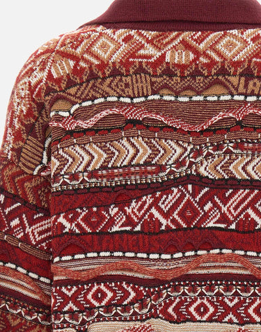 Polo lunga jacquard F5LAWOKP311 177 LANEUS 