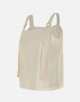 Top in lino e viscosa QP5MR010 1004 KAOS 