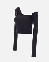 Maglia monospalla 4M171A N0990 BLUMARINE 