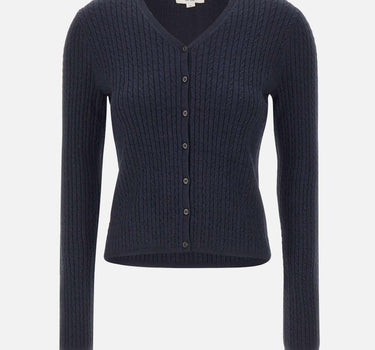 Cardigan in lana stretch V202879925 510TWN VINCE. 