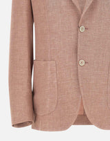 Blazer in misto lino e lana M75GIAC12 TES0K02499 ELEVENTY 