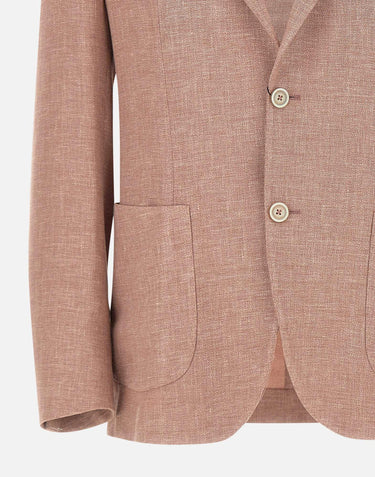 Blazer in misto lino e lana M75GIAC12 TES0K02499 ELEVENTY 