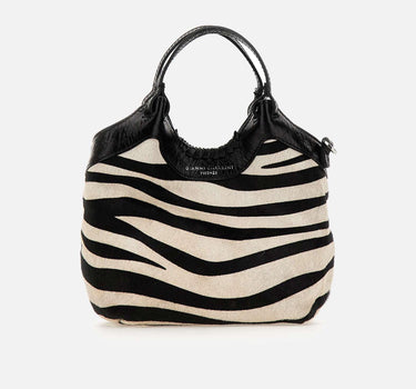Borsa a mano "Dua" BS12508 CAVINTZEBRABIANCONERO GIANNI CHIARINI 