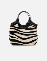 Borsa a mano "Dua" BS12508 CAVINTZEBRABIANCONERO GIANNI CHIARINI 