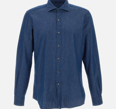 Camicia Regular in Denim NCMA150115LMJP U207 FAY 