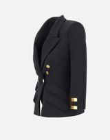 Blazer con placche logo GI26866E2 110 ELISABETTA FRANCHI 