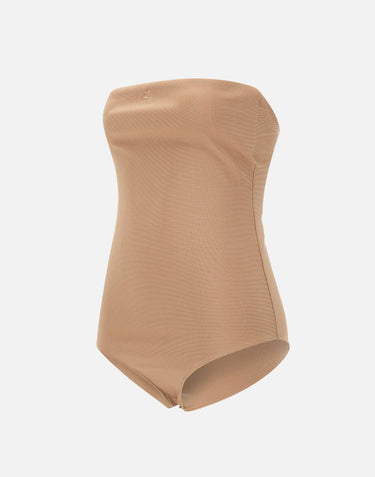 "Bustier Lingerie Jersey Bodysuit" 425JBD161JS0256 DUNE COURREGES 