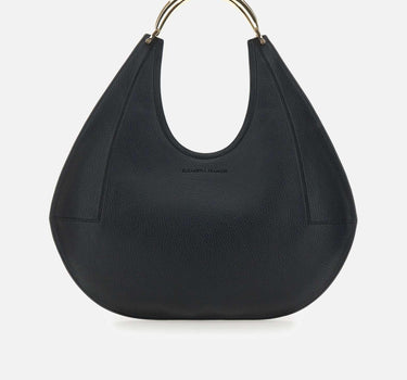 Borsa hobo grande in materiale sintetico con cuciture logo BS76A52E2 110 ELISABETTA FRANCHI 
