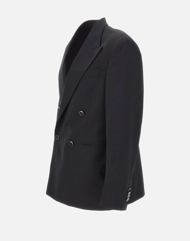 Blazer doppiopetto relaxed fit in fresco lana stretch 4032G2002Y 26000099 MANUEL RITZ 