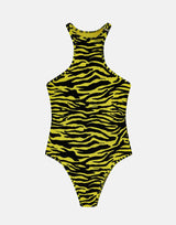 Costume intero zebrato 260WBA00005 PAA116PR166 THE ATTICO 