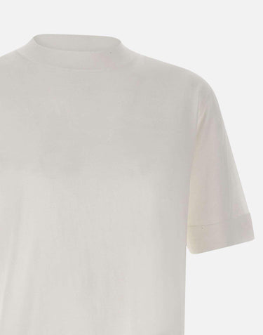 T-shirt in crêpe di cotone TS0MCOV CR14R001 FILIPPO DE LAURENTIIS 