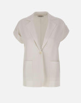 Blazer in maglia smanicato 194107 001 KANGRA 