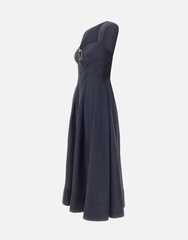 Abito midi "Serenity" 26011549 NAVY REBECCA VALLANCE 