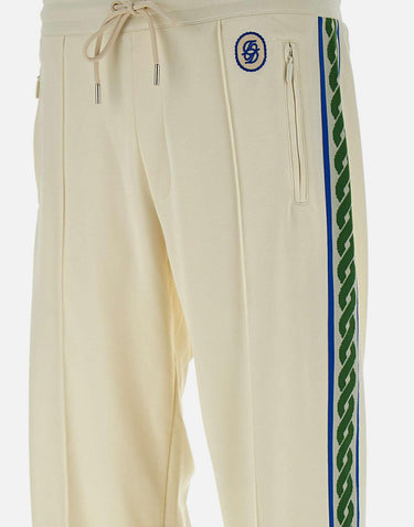 "La Track Pants Tresse" SP007 PL135OFFWHITE DROLE DE MONSIEUR 