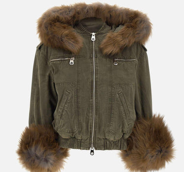Bomber con pelliccia 2J203A C5235 BLUMARINE 