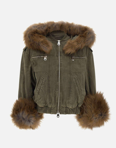 Bomber con pelliccia 2J203A C5235 BLUMARINE 