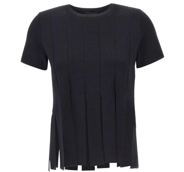 Maglia con frange CA6110MS55N 22222 LIU-JO 