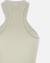 "Ribbed jersey tank top" PS25441200 000 ANDREADAMO 