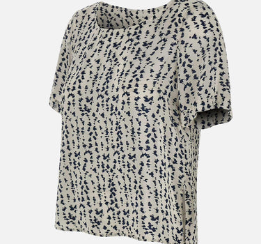 Blusa in viscosa stampata SP1OR016 3003 KAOS 
