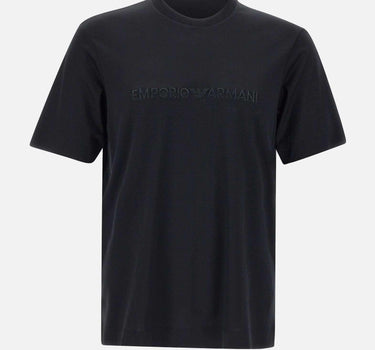 T-shirt in cotone e lyocell EM001070 AF13747UC001 EMPORIO ARMANI 