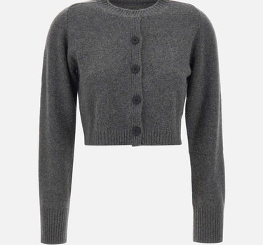 Cardigan "Zephir" in cashmere ZEPHIR ANTHRACITE LOULOU DE SAISON 