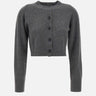 Cardigan "Zephir" in cashmere ZEPHIR ANTHRACITE LOULOU DE SAISON 