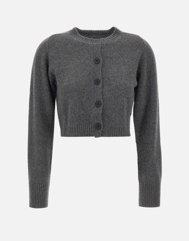 Cardigan "Zephir" in cashmere ZEPHIR ANTHRACITE LOULOU DE SAISON 