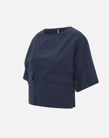 Blusa  in popeline di cotone RP1MR016 3003 KAOS 