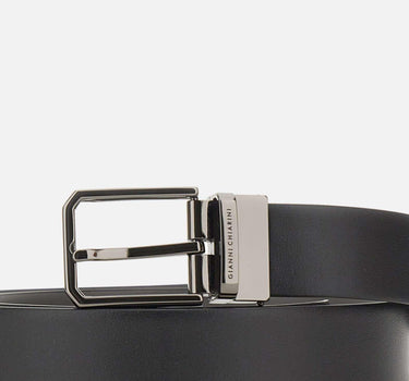 Cintura in pelle reversibile CN9903306 VTTNEROGRIGIO GIANNI CHIARINI 