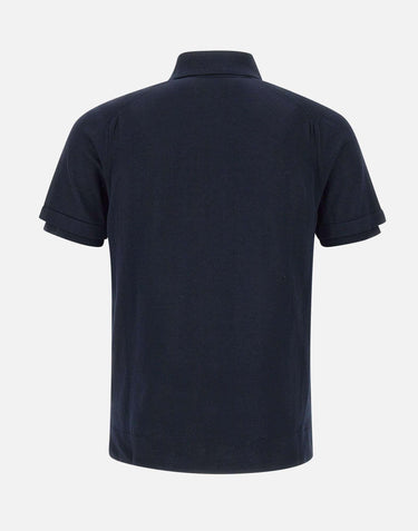 Polo in cotone PMG12 NAVY PREMIATA 