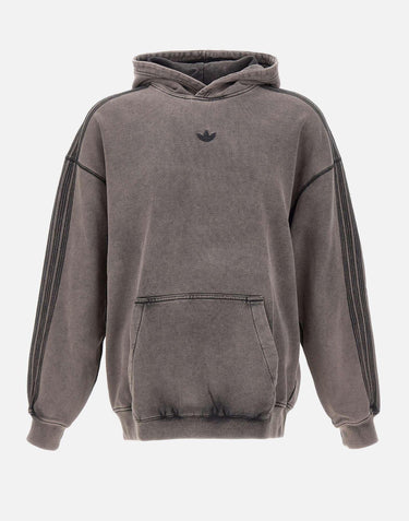 "Hoodie Premium Essentials Retro Washed" JD0245 BLACK ADIDAS 