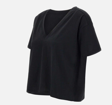 T-shirt  "Faa" in cotone Supima FAAA BLACK LOULOU DE SAISON 