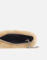"Shearing zipper wallet" FF011711 BEIGE MARGESHERWOOD 