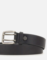Cintura in pelle a doppio ardiglione CNK00312 PNCHNERO GIANNI CHIARINI 