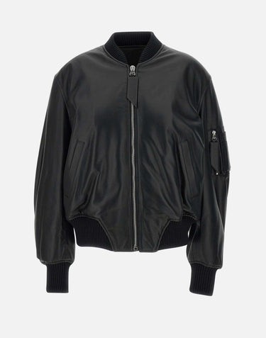 Bomber in pelle<BR/> 250WCB00004 LBT128AA100 THE ATTICO 