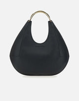 Borsa hobo grande in materiale sintetico con cuciture logo BS76A52E2 110 ELISABETTA FRANCHI 