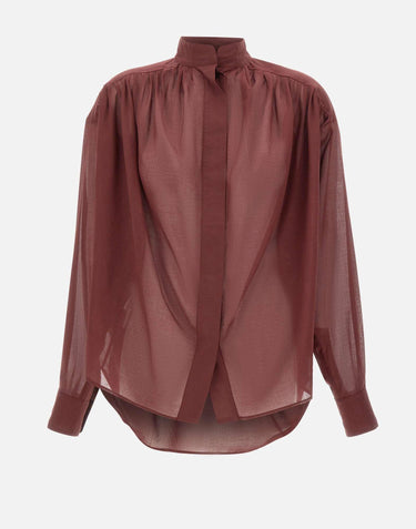 Camicia "Rania" TM190956A TNC108ROUGENOIR THE ANDAMANE 