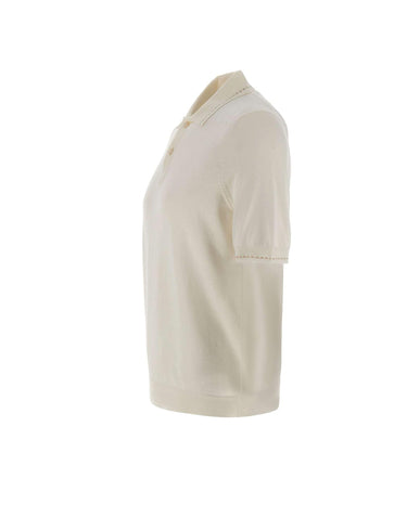 Polo in misto seta 43142 16224002 GRAN SASSO 