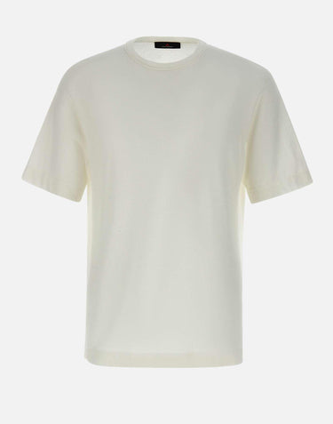 T-shirt "Flak" in tricot cotone e nylon effetto spugna PEU5519 99012254730 PEUTEREY 