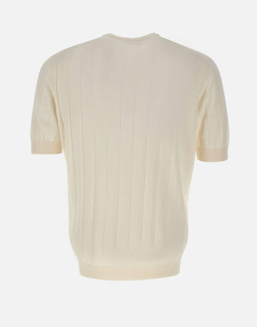 T-shirt in crepe di cotone GC1MC CR14C020 FILIPPO DE LAURENTIIS 