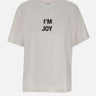 "White Im Joy t-shirt" 1425JTS007015A WHITE VICTORIA BECKHAM 