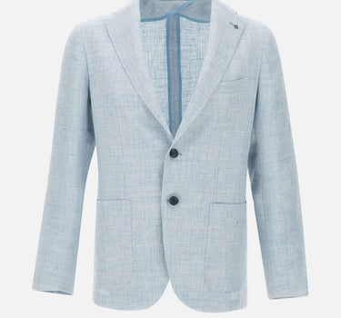 Blazer in lino e lana 1SMC22K 520062I3201 TAGLIATORE 