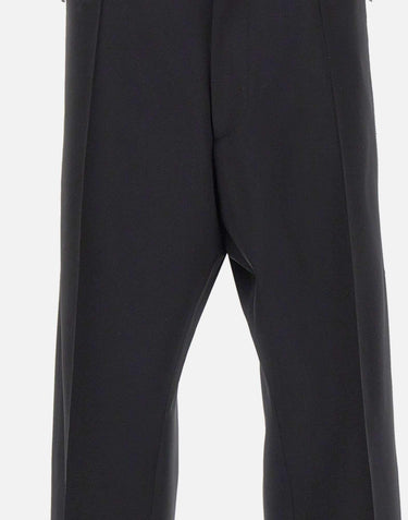 Pantaloni in lana con zip laterali S74KB1058 S40320900 DSQUARED2 
