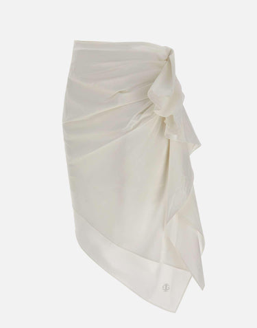 Gonna con drappeggio laterale "Cyprus" 21808 000 THE GARMENT 