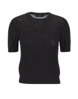 Maglia a maniche corte con paillettes 13231 32430099 GRAN SASSO 