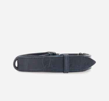 Cintura "Nobuckle Cocco Cosa suede" NB0031 BLU ORCIANI 