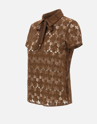 Polo in pizzo floreale 2616941011600 002 MAX MARA STUDIO 