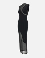 "Sheer knit maxi dress" 113706 100 ROTATE BIRGER CHRISTENSEN 